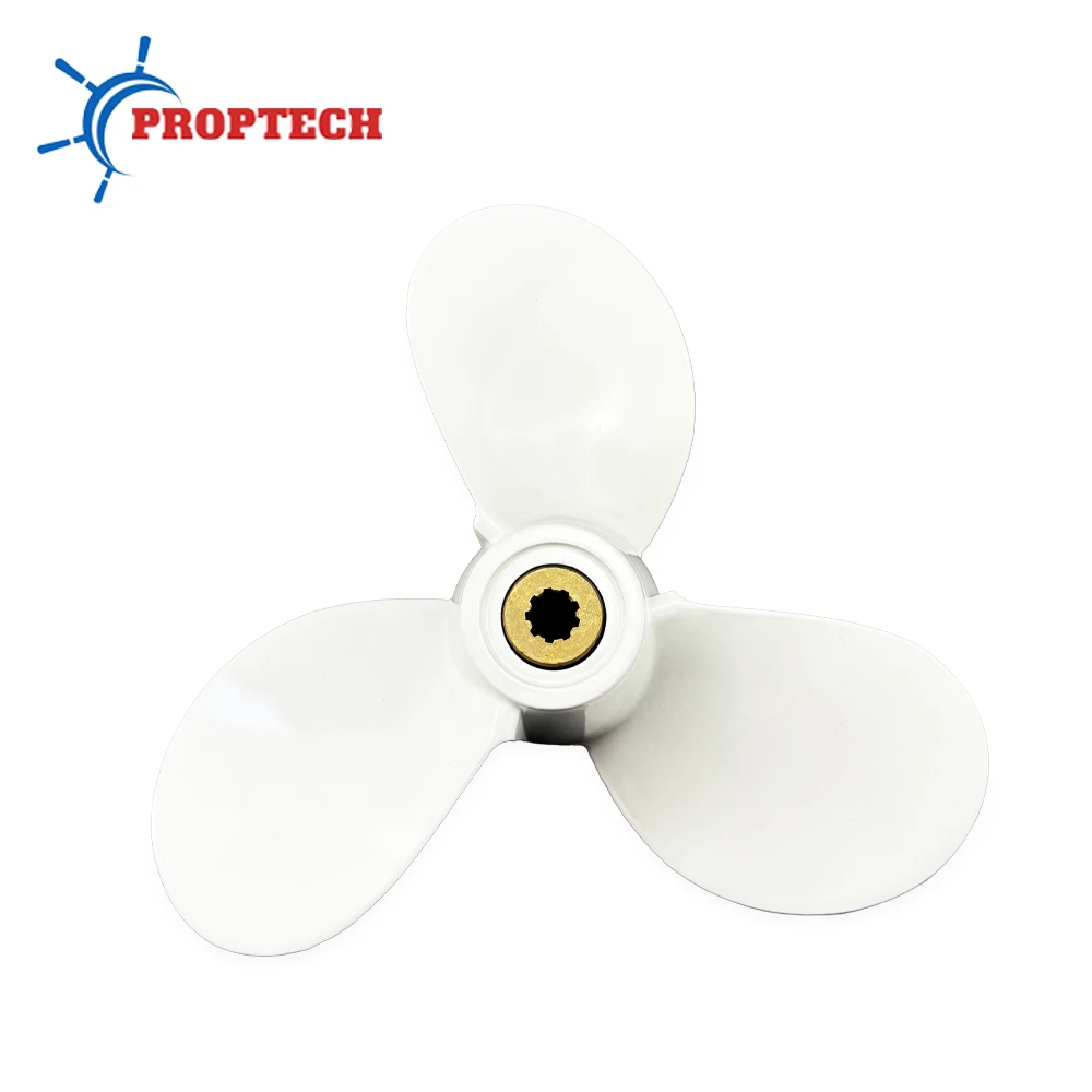 Marine Propeller For YAMAHA Outboard Motor Propeller 4HP 5HP Boat Ship Aluminum Screw 3 Blade 9 Spline Fit 7 1/2*7 inch