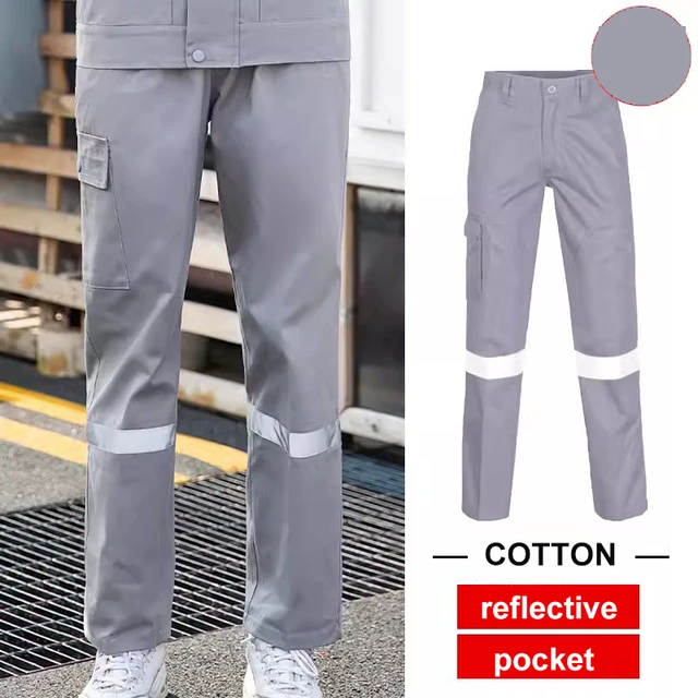 Men's High Visibility Reflective Work Pants