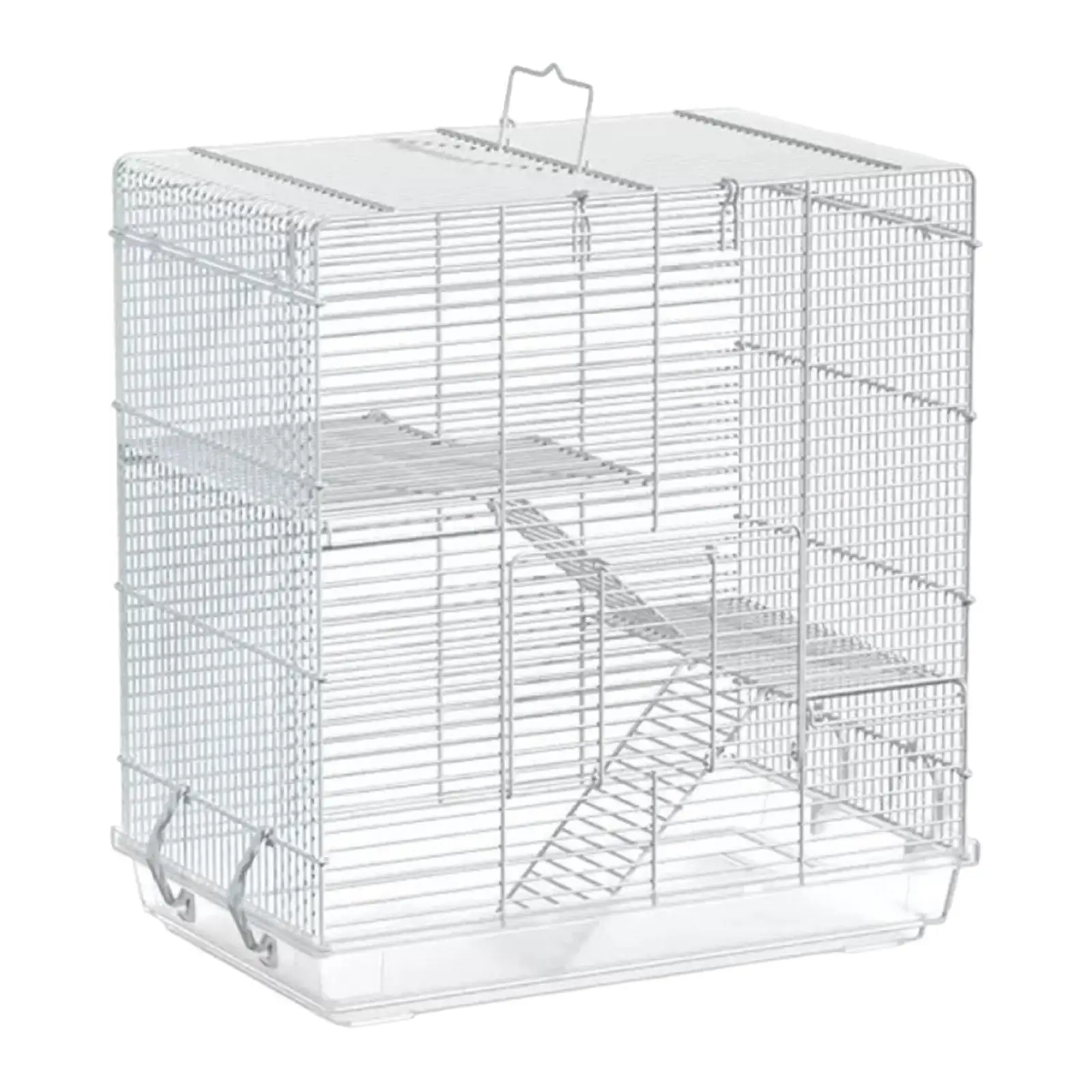 Bird Cage with Removable Bottom Tray Pet Supplies Decor with Handle Parrot Cage
