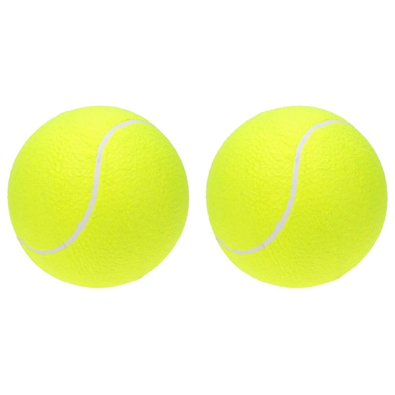 

Большой гигантский Теннисный мяч для детей и взрослых, 2 шт., 9,5 дюйма