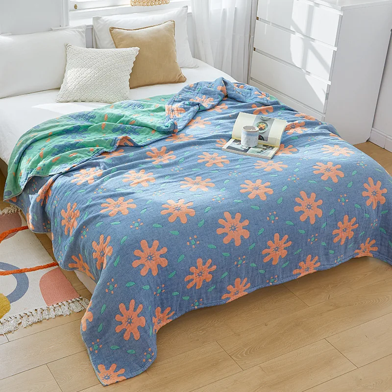 Summer Adult Children Student Dormitory Cover Blanket Bedspread Air Conditioning Thin Sofa Bed Picnic Beach