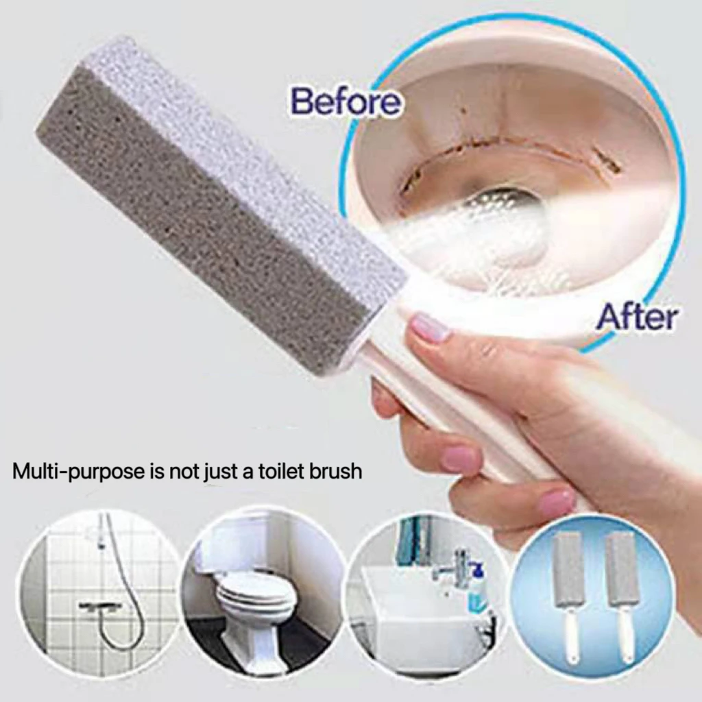 Toilet Cleaning Wonder Stone Pump Handle Effortlessly Removes Calcium Rust Rings Cleans Bbq Grills Pool Tiles 1pc