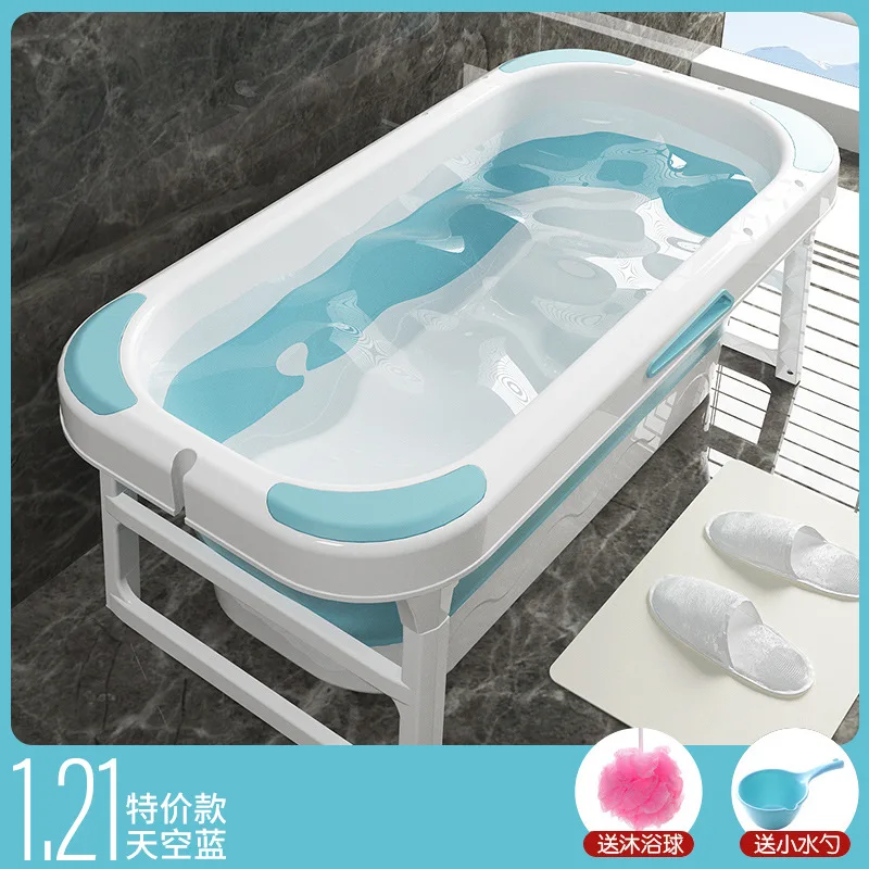 ERROLVES - BAIGNOIRE PORTABLE PLIABLE AVEC PIEDS ANTIDÉRAPANTS, PLIABLE,  74*51*42CM, ROSE.