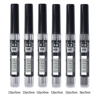 0.3 0.5 0.7 0.9 1.3 2.0mm Lead Core HB Automatic Pencil Lead Smooth Writing Sketching Painting Writing Stationery Supplies 2