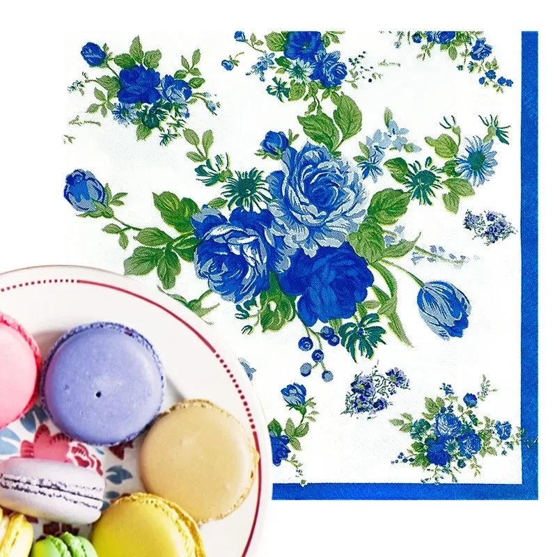 Paper Napkins Disposable Paper Placemats 20pcs/Pac DIY Dish Bone Bart Paper