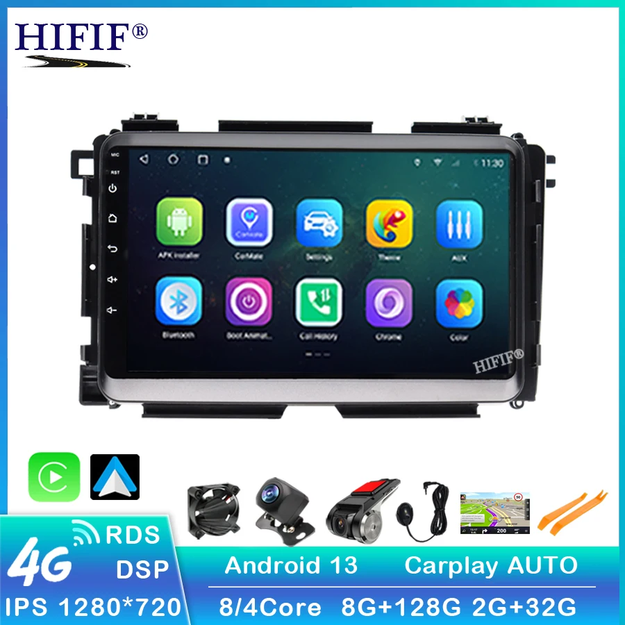 

9" IPS Qualcomm 8Core Android For Honda HR-V Vezel HR V HRV 2013-2017 Car Multimedia Player GPS Radio HDMI WiFi DSP Auto 4G LTE