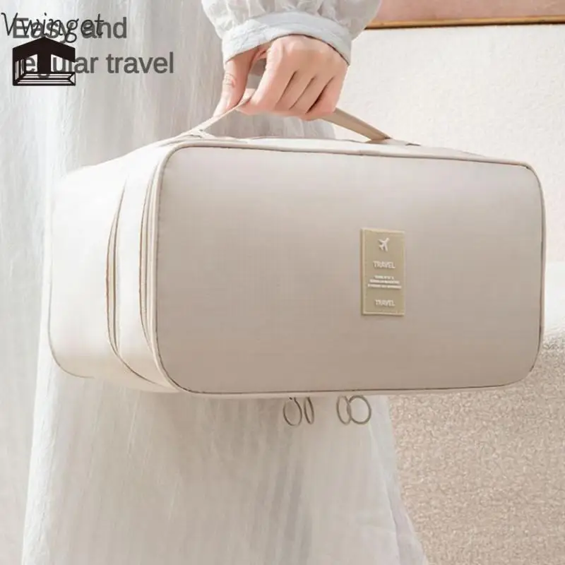 

Travel Essentials Storage Bag Luggage Suitcase Pouch Zip Cases Clothes Bra Cosmetic Underwear Organizer Women's Cosmetic Bag