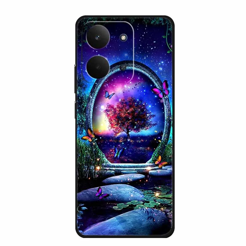 Sleek Black Silicone Soft TPU Phone Case - Protective Back Cover