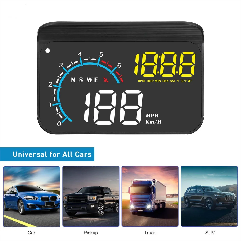 Geyiren  OBD2  ÷,  ĵ HUD  ,   溸 ý, M12, ǰ GPS
