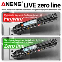 A3005 Digital DC AC Voltmeter 4000 Counts AC/DC Voltage Ohm Diode Tester Non-Contact Auto for Lab/Factory/Home 2