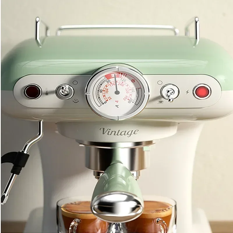 Ariete-cafetera Retro semiautomática italiana para el hogar, pequeña  máquina de café profesional de espuma de leche concentrada - AliExpress