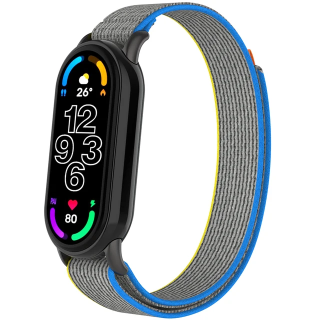 Para Xiaomi Mi Band 8 Loop Correa de reloj de repuesto de nylon