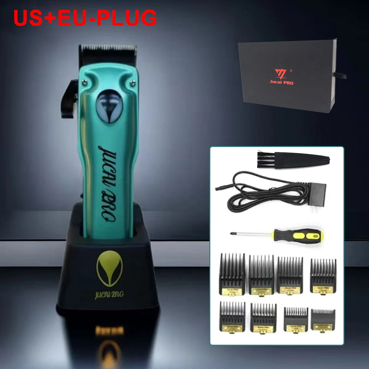 المهنية الحلاق اللاسلكي كليبرز قص الشعر آلة فرش ال...