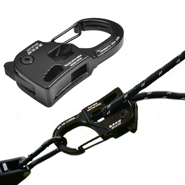 Heavy-Duty Aluminum Alloy Tent Rope Tensioner – Durable,Rustproof,Lightweight Cord Adjuster for Secure Camping,Hiking & Outdoor