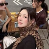 Designer Scarf women winter Y2K Hot Girl Retro Leopard Pattern High End Long Shawl Personalized Atmosphere Thin Print silk scarf 5