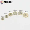 Meetee 10sets 10-25mm Metal Snap Buttons Invisible Fastener Press Button Clasp Coat Down Jacket DIY Garment Sewing Accessories 3