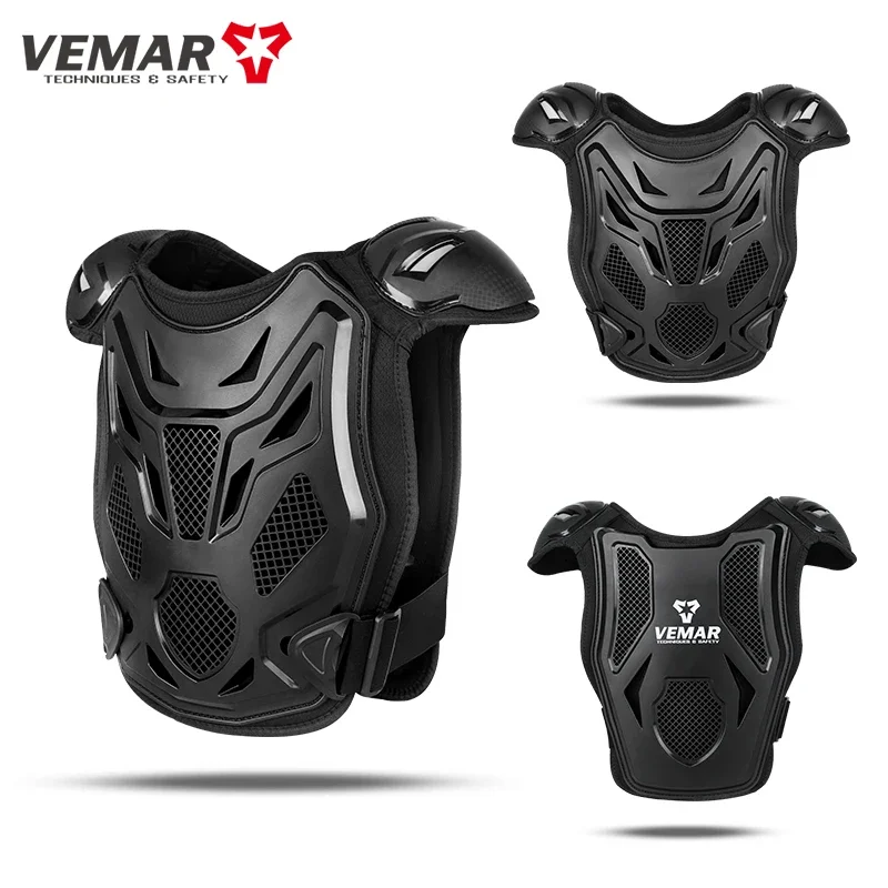 VEMAR Kids Body Chest Spine Protector Protective Guard Vest Motorcycle Jacket Child Armor Gear For Motocross Dirt Bike Skating