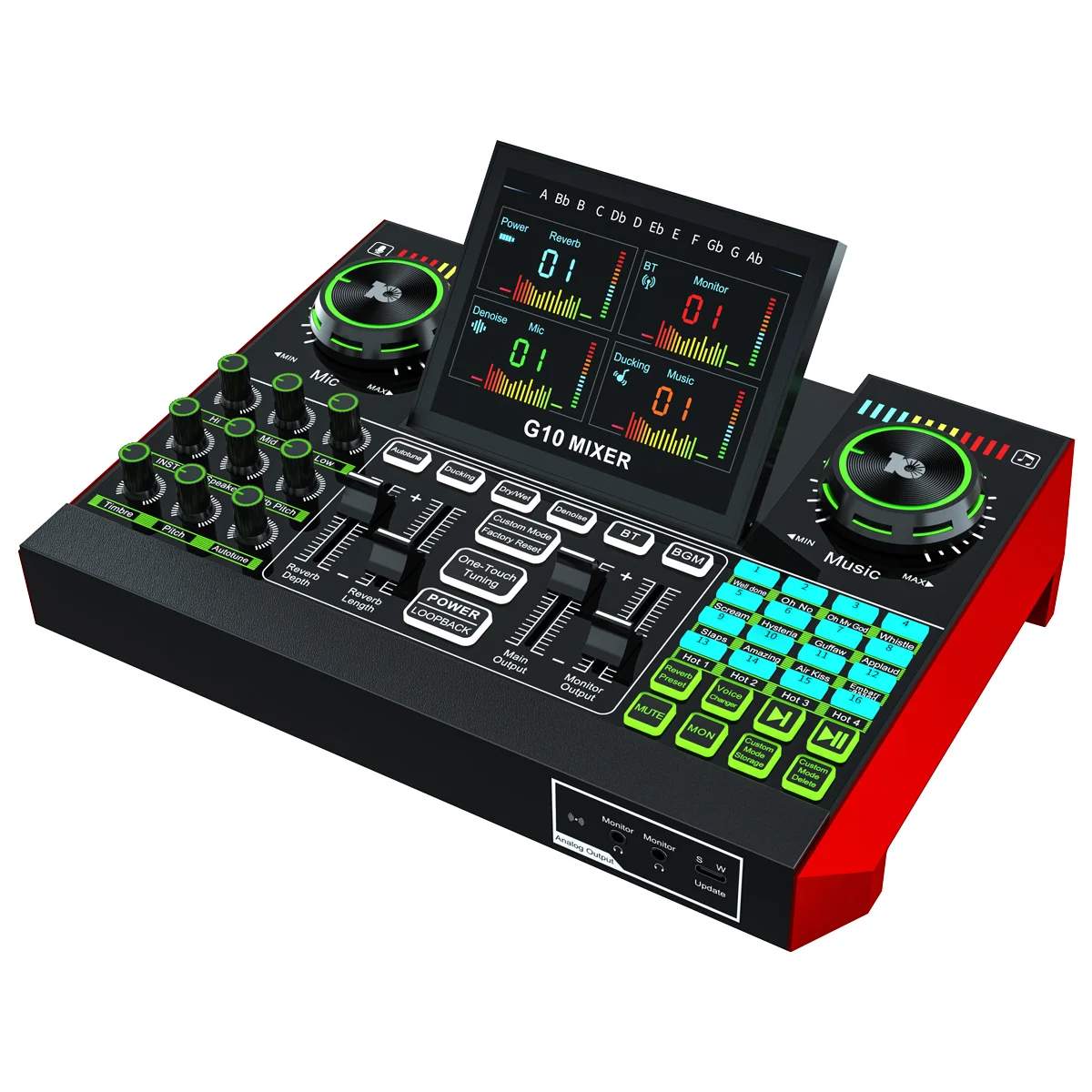 オーディオミキサー オーディオインターフェース Mixer ポッドキャスト Amazon | MAONO オーディオミキサー オーディオインターフェース Mixer