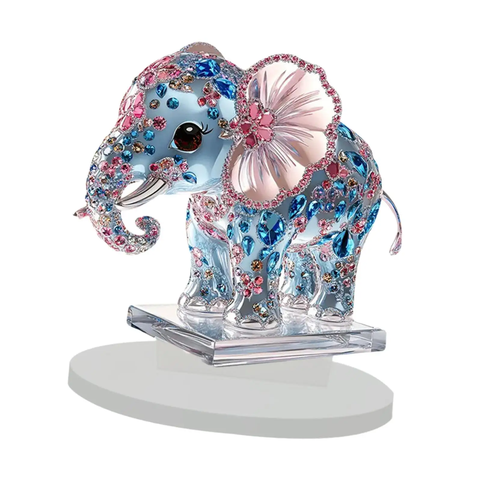 Elephant Figurine Statuette Desk Present Statue for Decorating Shelf Mantel https://ae01.alicdn.com/kf/S966913b93e4840b398d651bafa234e60f.jpg