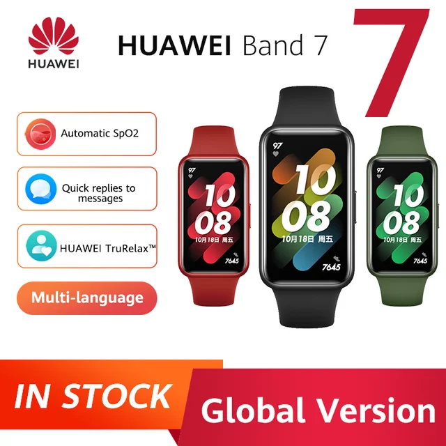 Huawei-Huawei Band 7スマートブレスレット,オリジナル,1.47インチ 