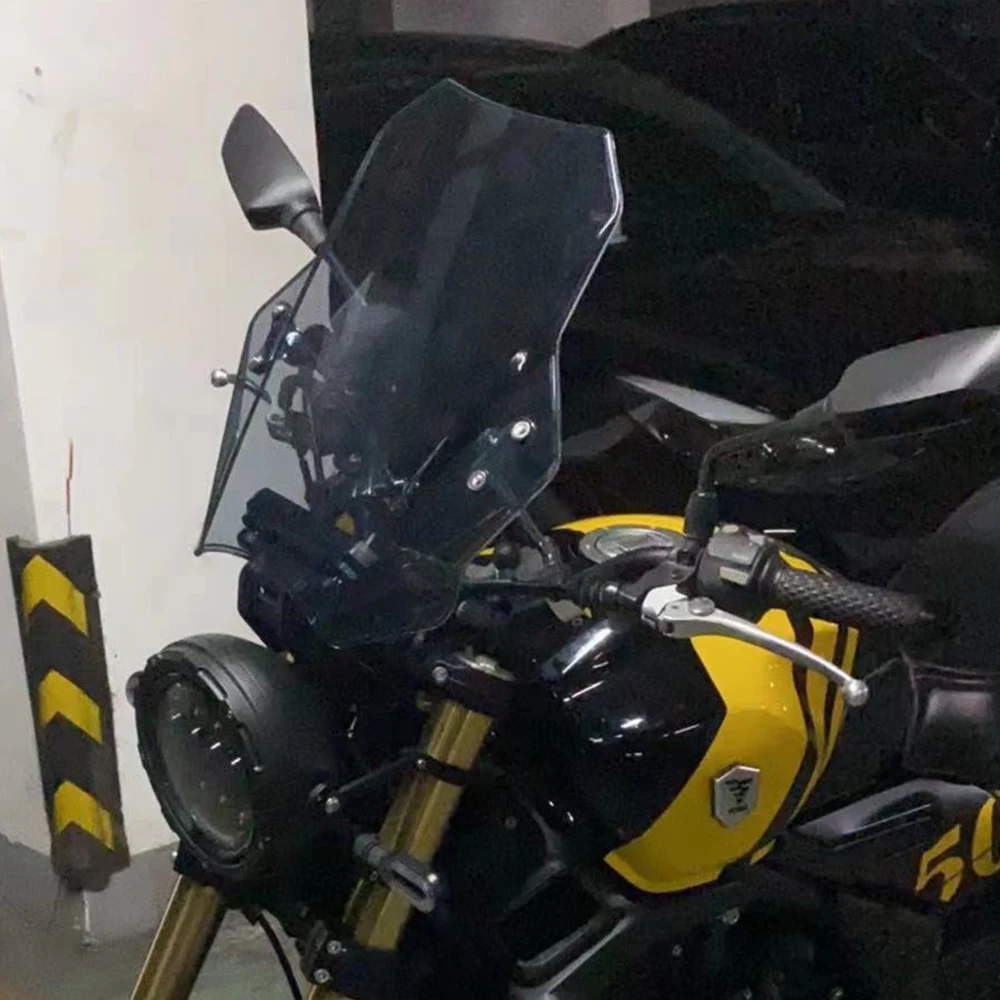 New Fit 300Ac Parabrezza Moto Fumé Parabrezza Trasparente Parabrezza Dedicato Per Voge 300Ac 350Ac Ac300 Ac350 300 Ac