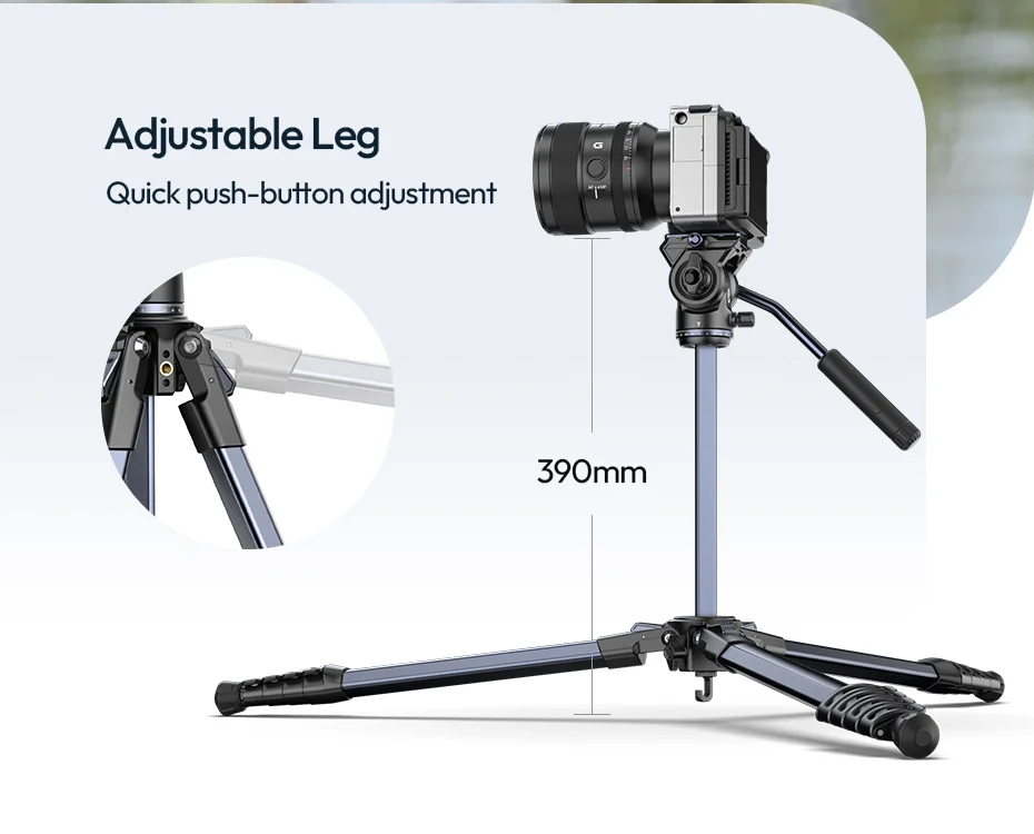 OMBRA VIDEO II 1.57M Travel Tripod with 360° Panoramic Ball Head Arca Quick Rele