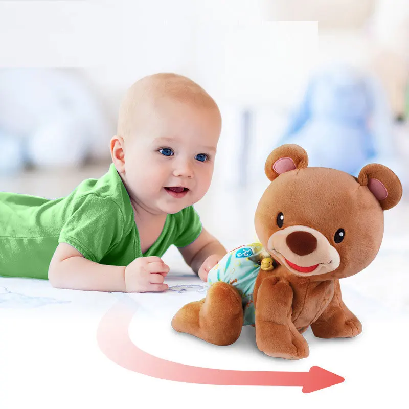 Baby Crawling Learning Bear Toys Sing Songs Electronic Pet Toddlers Climb Montessori Music Toy For Infants Kid Early Education - Image 3
