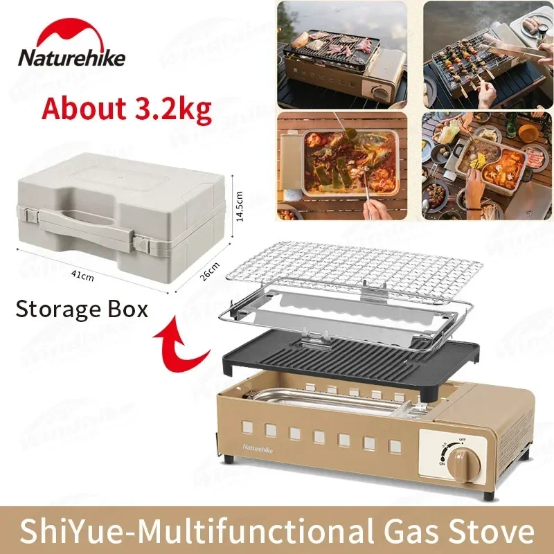 

Naturehike Outdoor 2300 Watt Multifunctional Card Stove Portable Cooking Stove Ultra Light Picnic Mobile Gas Stove GasCNH22CJ007