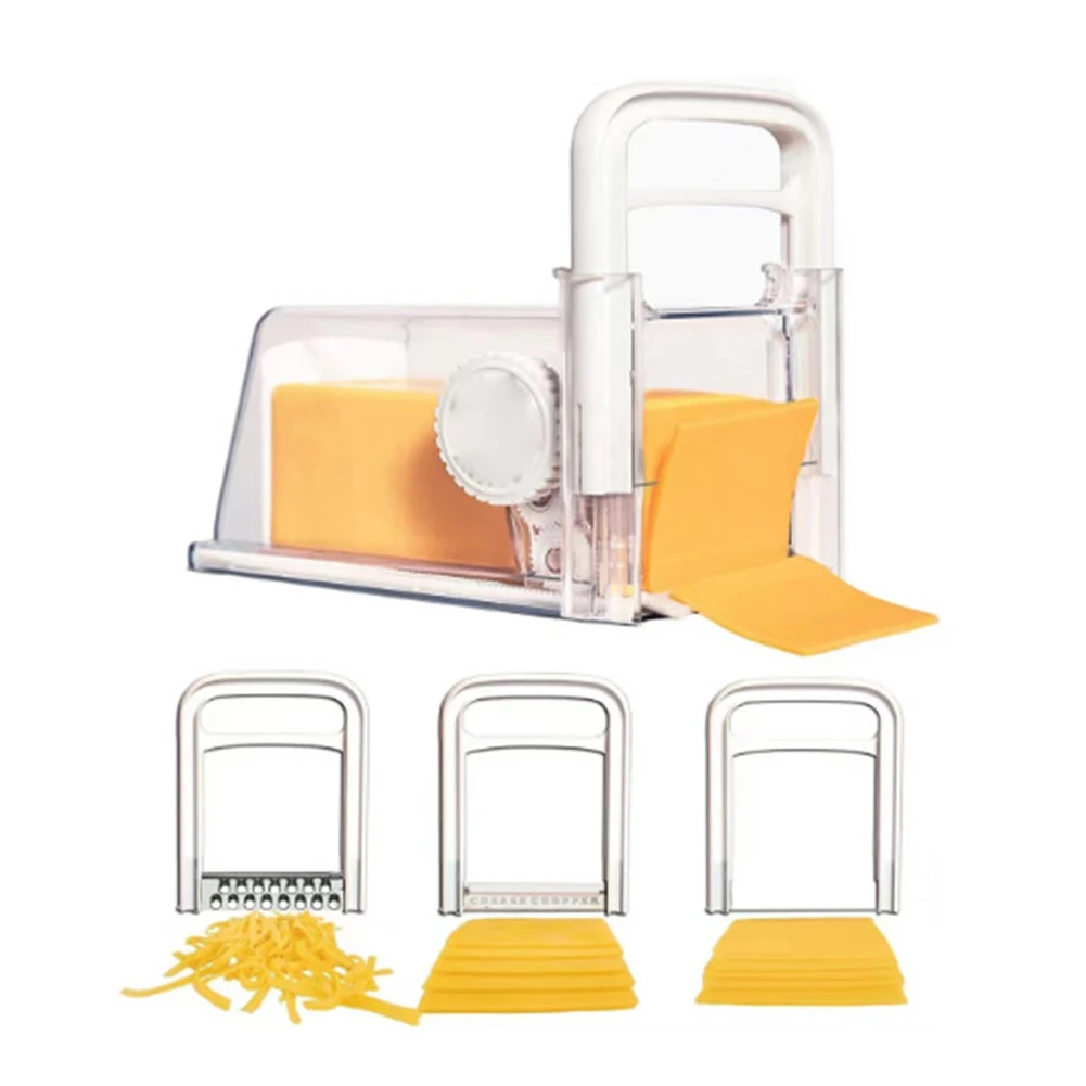 

1PC 4 In 1 Cheese Cutter Cheese Slicers For Block Cheese Cheese Slicer 22.8*13.4*15.4cm Manual Slicers Kitchen Tools Parts