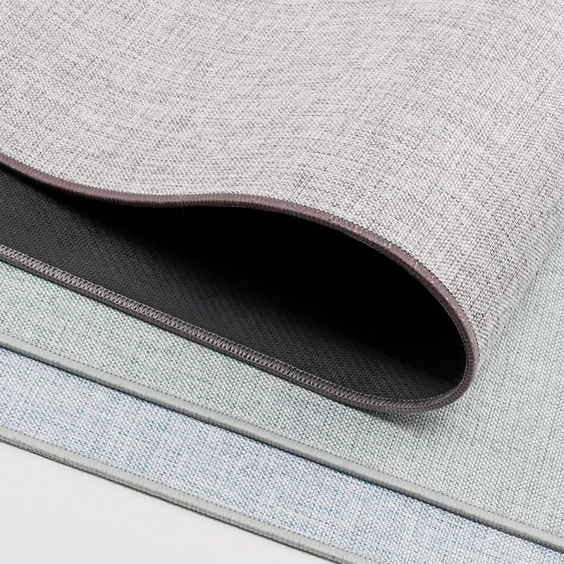 Shock Absorption Linen Table Mouse Pad Non-Slip Rubber Durable Advanced Oversized Table Mats For Computer Game Esports Gift