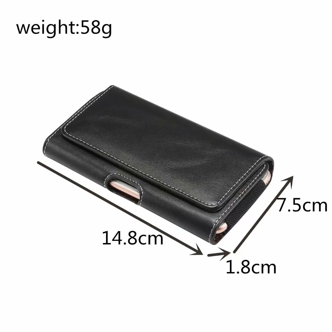 Universal Leather Phone Belt Clip Case Waist Bag