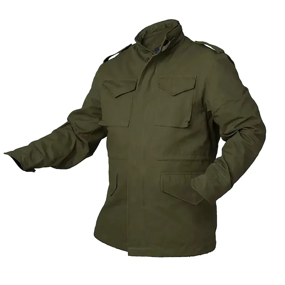 WW2 M65 US Uniform Jacket Flight Suit Work Clothes Are Loose and Leisure Sports Retro Jacket US Soldiers Tactical