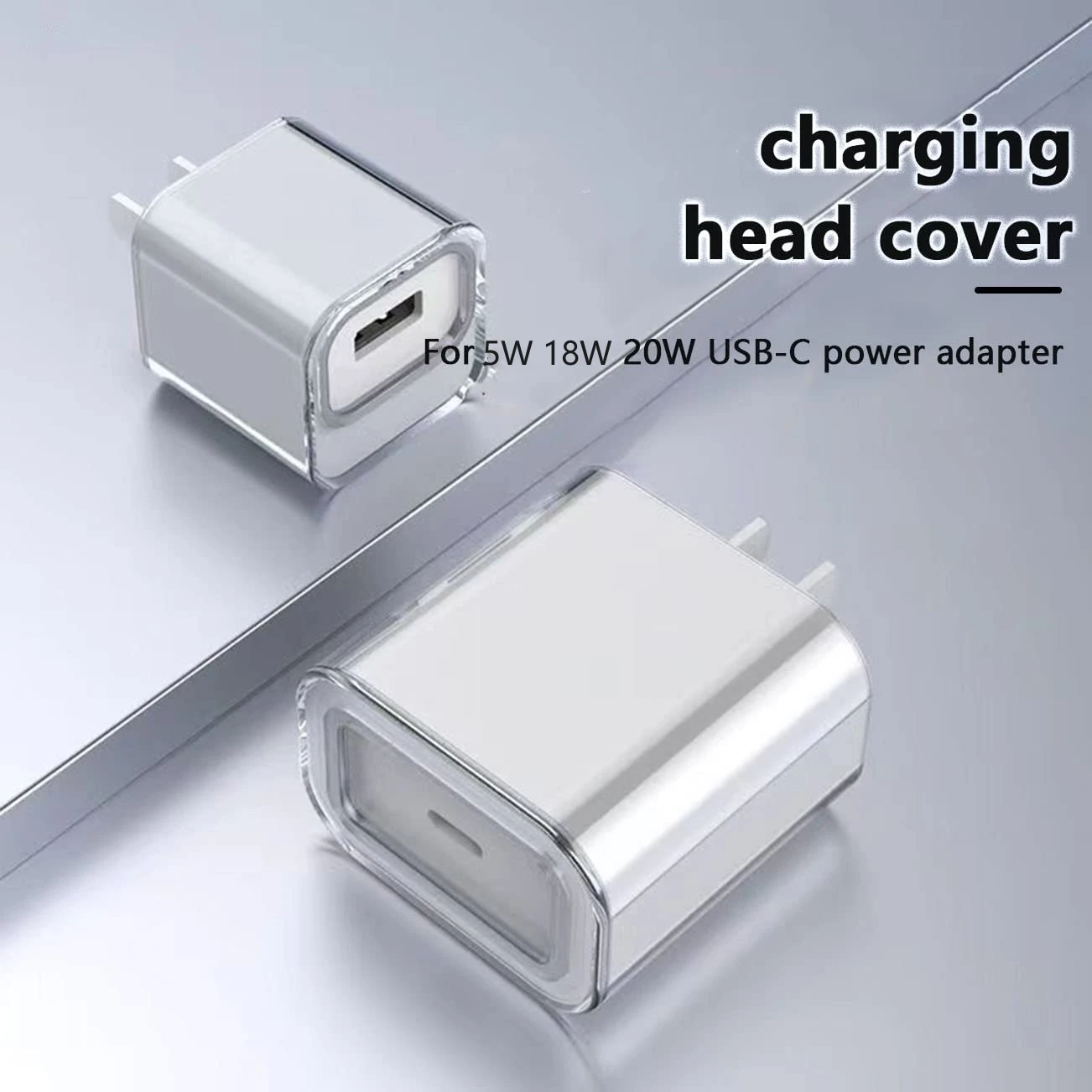 Custodia Protettiva Per Caricabatterie Per Adattatore Di Alimentazione Apple 18W/20W Usb-C Cover Protettiva Antigraffio Per Caricabatterie Rapido Appl