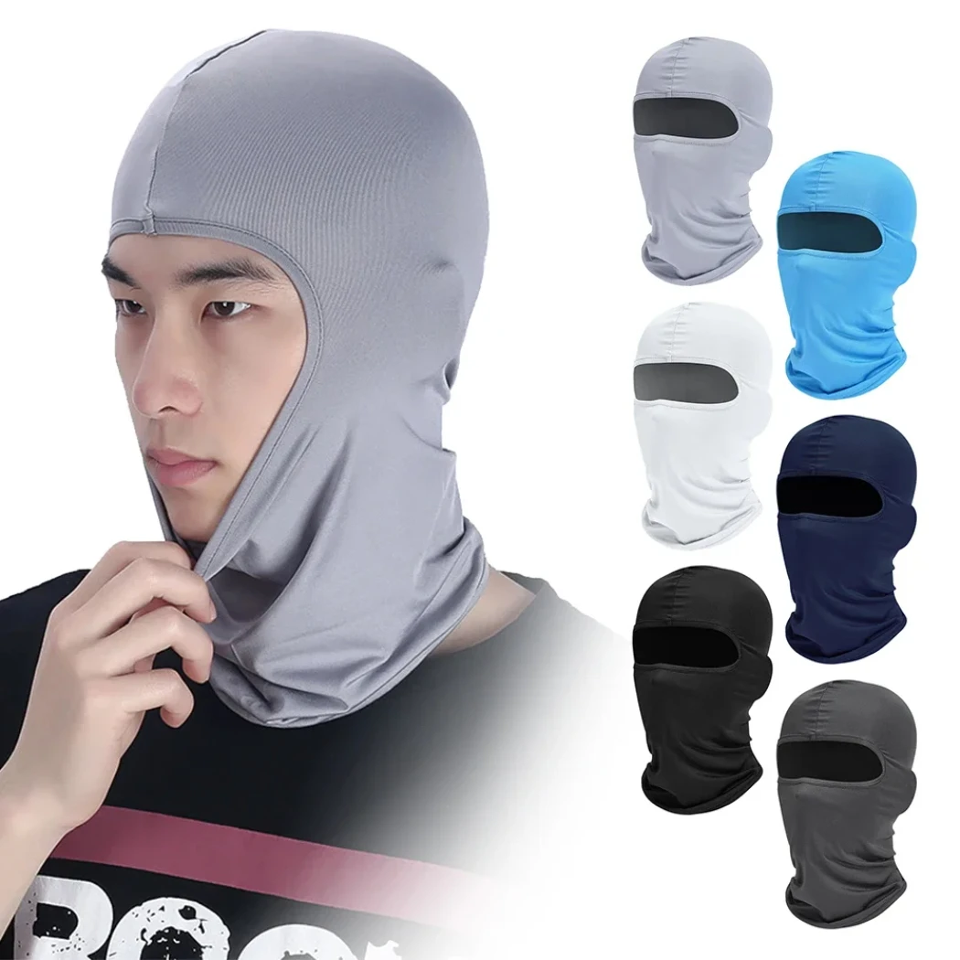 Balaclava Full Face Mask Hiking Cycling Camping Hunting Airsoft Cap Bike Head Cover Summer Men Women Ski Mask Hiking Scarves 3