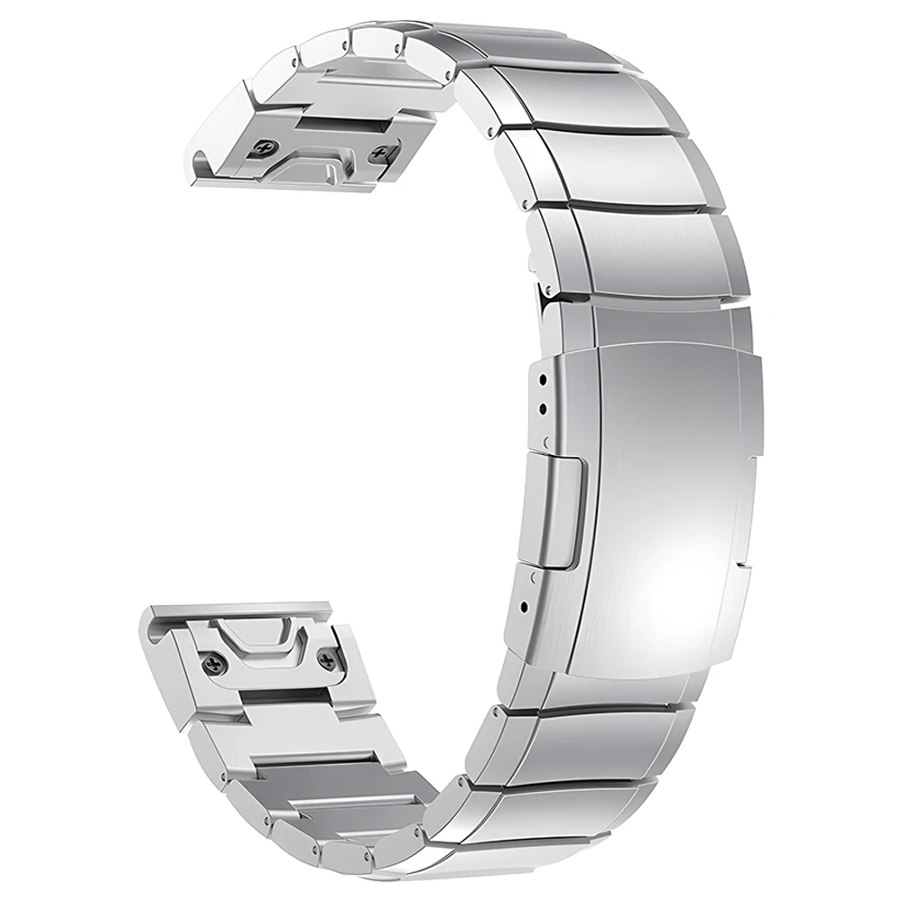 Premium Titanium QuickFit Watch Strap - 26mm/22mm, Durable Metal Band