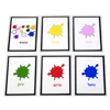 Hebrew Color Flashcards Kids Preschool Montessori Baby Learn Hebrew Word Card Cognition Memory Educational Toy Game for Children 3