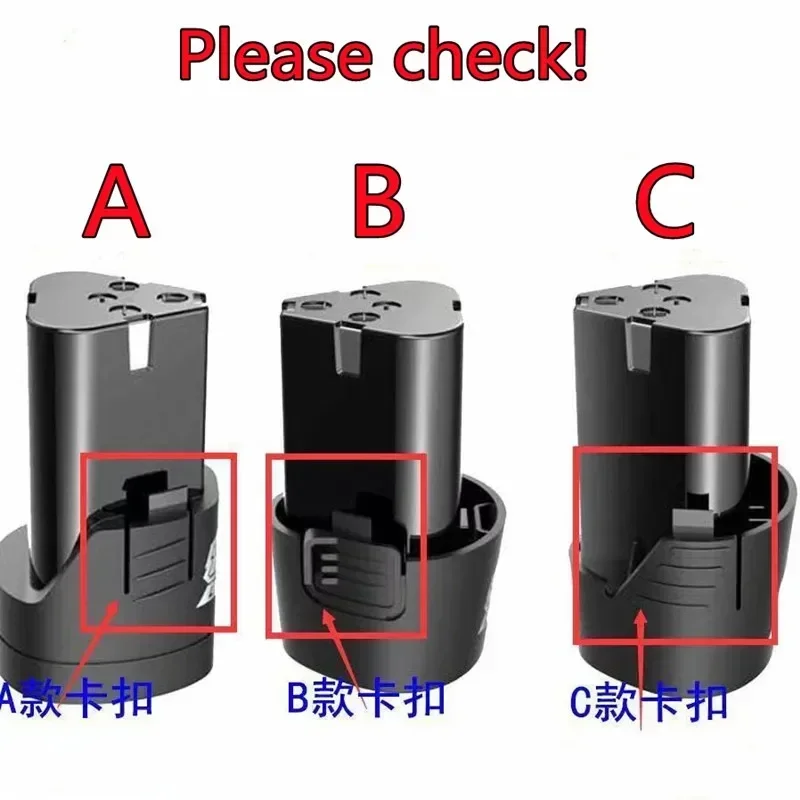 Power Tool Battery Rechargeable Lithium Batteries 12V 6800 MAH Large Capacity Rechargeable Lithium Ion Battery for Small Electric Tools Drills Screwdrivers