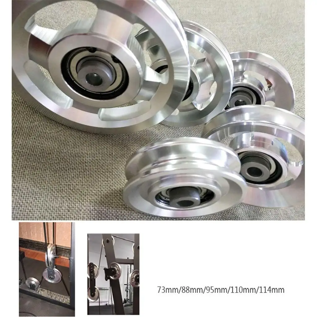 Pulley Machine Gym Equipment pulley machine CNC Integrated with High Precision Surface Anodized Not Cutting Hands and Durable