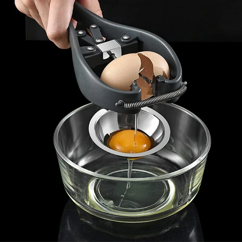 Egg Cracker Opener Automatic Egg Cracking Tool Easy Eggshell Cutter Eggshell Cutter Separator Creative Kitchen Tools cooking egg cutter,eggshell separator,egg shell opener,egg separator