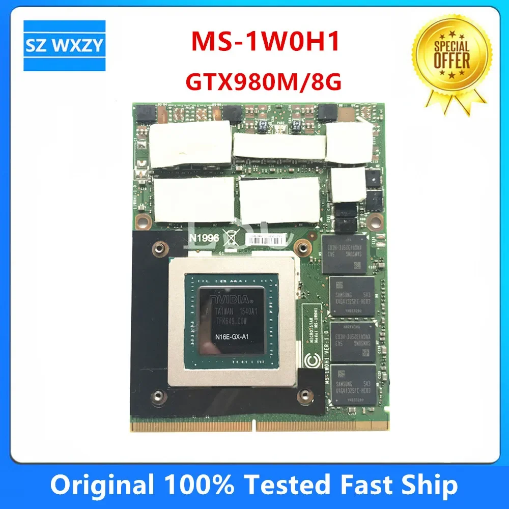 Original GTX980M GTX 980M Video Vga Graphics Card 4 8GB