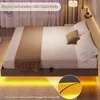 Floating Bed Frame Full Size with LED Lights, Modern Metal Full Platform Bed, Solid and Stable, Noise Free, No Box Spring Needed 4