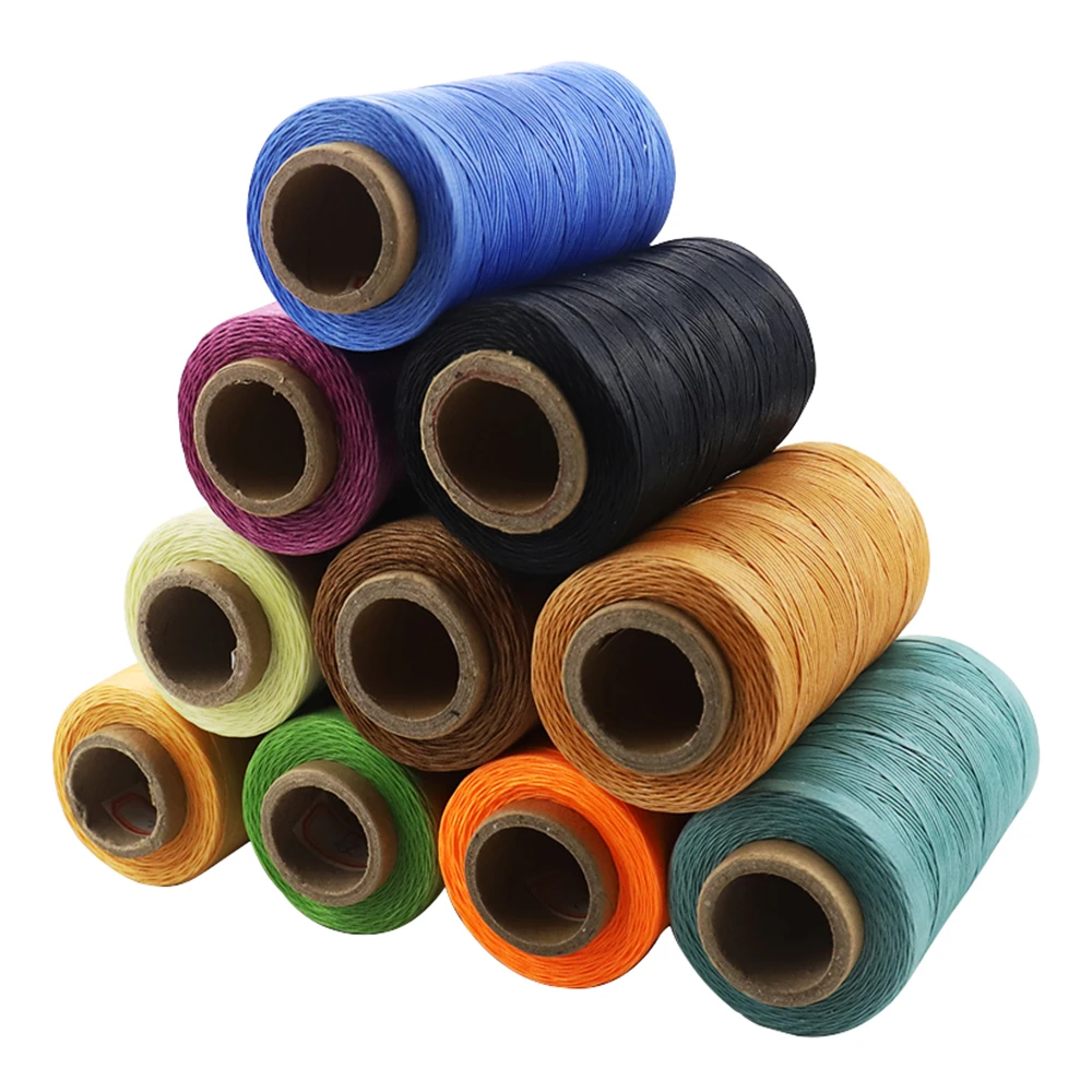 QJH 1Pcs DIY 수공예 도구 핸드 스티칭 스레드에 대 한 고품질 내구성 260 미터 0.8mm 150D 가죽 왁스 스레드 코드