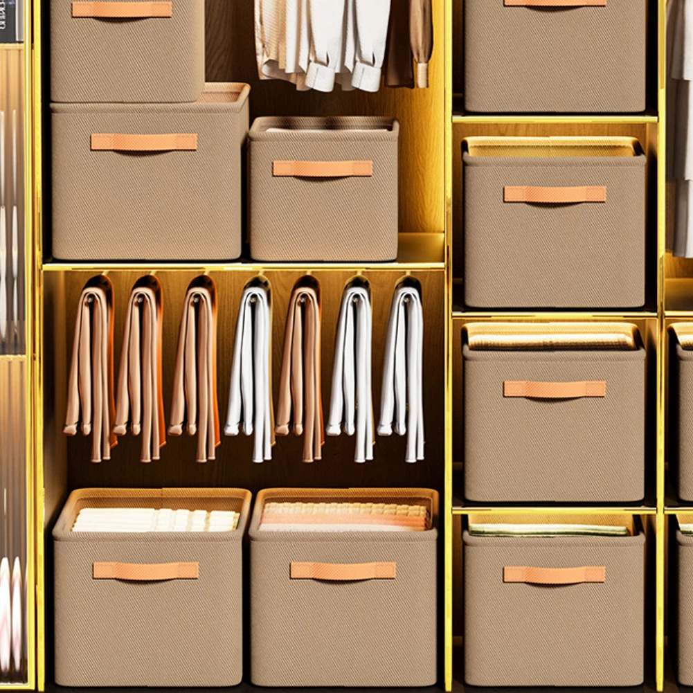 Clothing Storage Basket Pants Sweater Storage Cabinets Drawers Organizer Versatile Thicken Foldable Home T-Shirt Storage Box