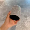 Luxury Sparkling Rhinestone Makeup Brush Storage Box Dressing Table Bathroom Sorting Box Pencil Box make up organizer Gift 3
