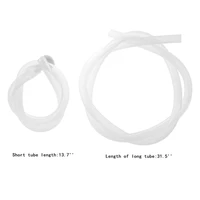Sink Soap Dispenser Extension Tube Kit 45Inch with Check Valve, No Need to Fill the Little Bottle Again 2