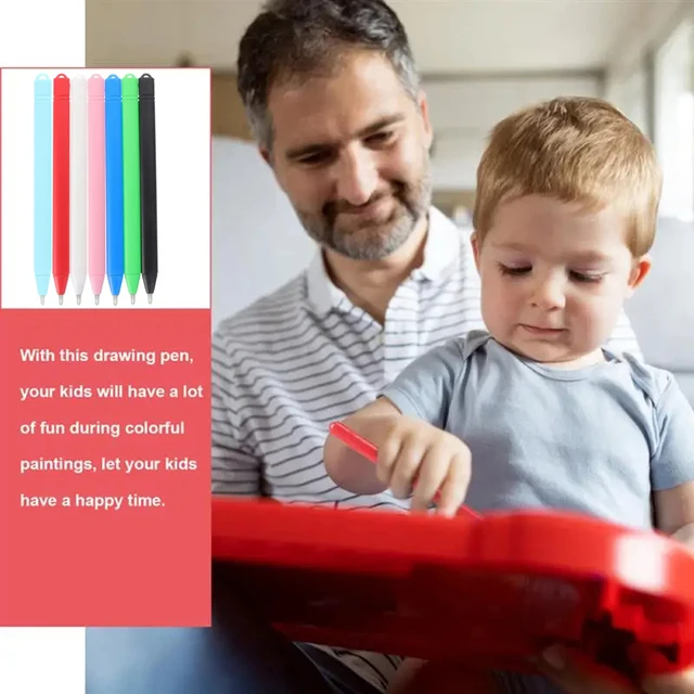 LCD Writing Tablet Stylus Pen Digital Drawing Board Stylus for Kids Doodle Portable Replacement Pen Compatible with Various Size 5