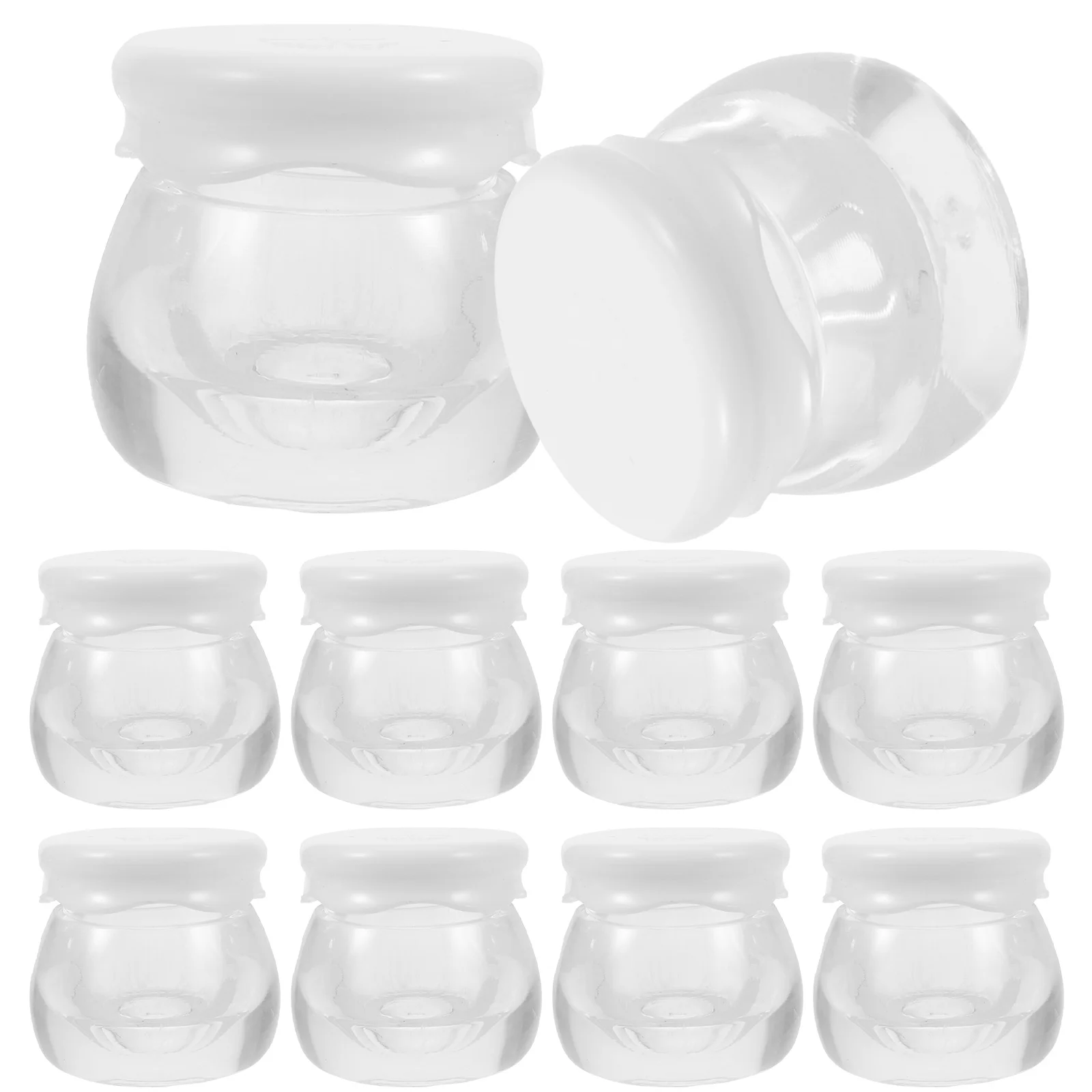 

10 Pcs Bottle Refillable Cream Containers Packing Box Moisturiser Acrylic Face