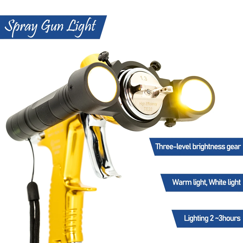 HighqualityPortablespraypaintgunLEDlightColorcorrection