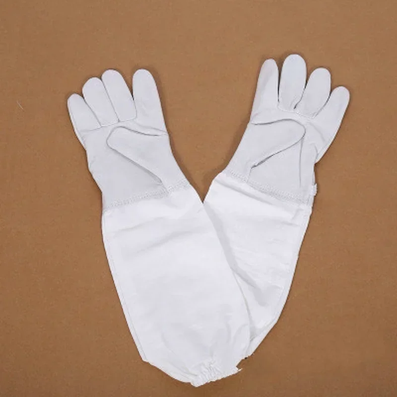 Beekeeper Protective Gloves Anti Bee Breathable Goatskin Beekeeping Protective Tools