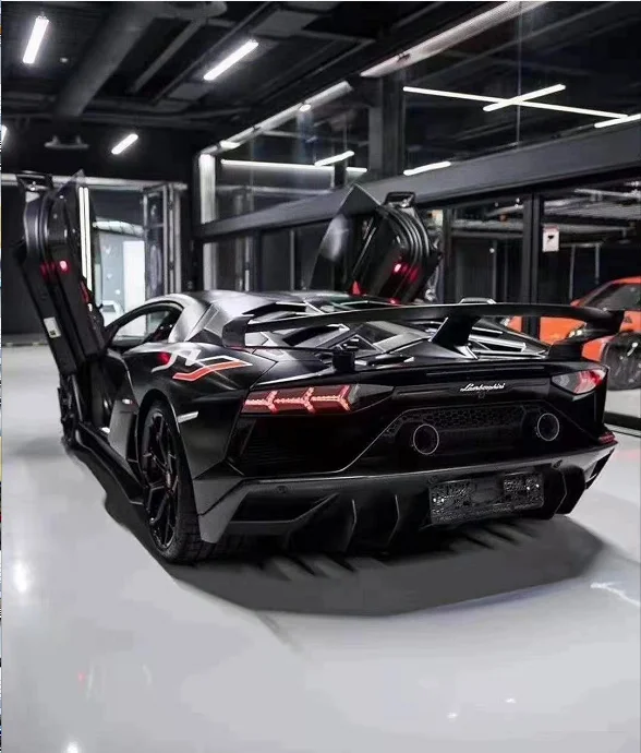 SVJ Style Dry Carbon Fiber Full Car Bumpers Body Kit for Aventador LP700 LP720 LP750
